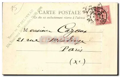 Parijs — Onder het Metro, boulevard de la Chapelle — B. F., Parijs - Gaumont — Achterkant