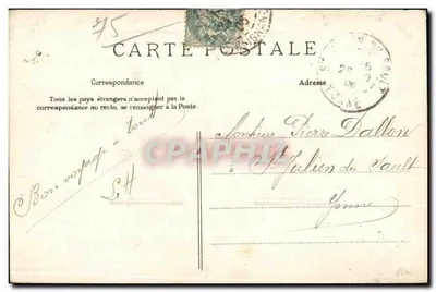 L'Isola della Cité — Parigi — Modello Depositato — Verso