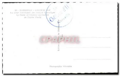Klatka Abba Faria — Zamek If — Marsylia — Rewers