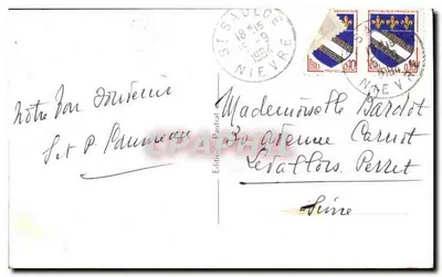 Lendas de Saint-Saulge — Prévenance — Edição Pautral n°116 — Verso