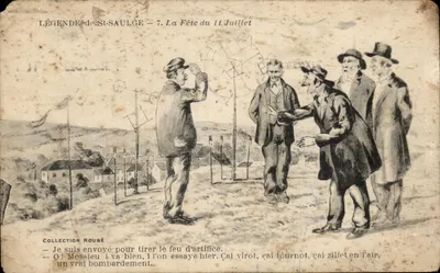 St-Saulge — La Fête du 14 Juillet — Collection Roubé