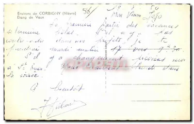 Jezioro Vaux — Okolice Corbigny (Nièvre) — Cim — Rewers