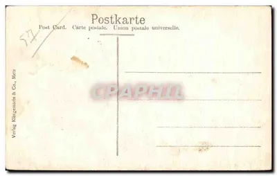 Metz — Pomnik Cesarza Wilhelma — Wydawnictwo Klingenstein & Co., Metz — Rewers