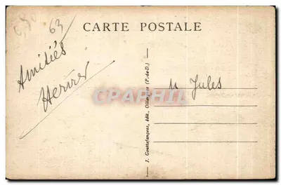 Royat - O Parque e o Kiosque de Música — a.d'o. - 468 — Verso