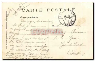 Jardim das Plantas — Os Cisnes Negros — Foto. Photo-Mécanique Paris n°292 — Verso