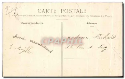 Auteuil - Villa Montmorency - Vista Geral — editor desconhecido, n° 35 — Verso