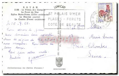 Royan — Nowoczesna miasto — Mexichrome — Rewers
