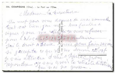 Compiègne (Oise) — Most nad Oisą — Wydawnictwo MAGE — Rewers