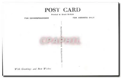 The Fairy Archway — Gough's Caves, Cheddar — cartão postal impresso na Grã-Bretanha — Verso