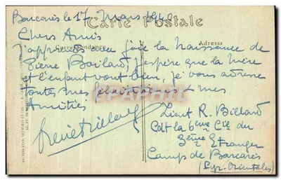 Szafa XVIII wieku — należąca do Matki Marszałka Joffre — Własność Foyera Soldata w Perpignan — Rewers