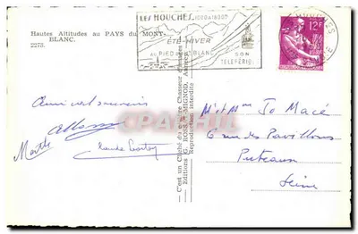 Pays do Mont-Blanc — Altitudes Altas — Éditions C. ROSSA-MIGNOD — Verso