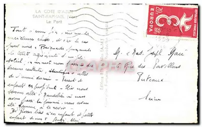 Port — Saint-Raphaël (Var) — Wydawnictwo REB (A.M.) — Rewers