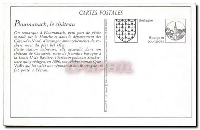 Ploumanach — El Castillo de Costaéères — Édito Spiril — Reverso