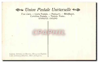 Louis-Antoine de Borbone, Duca d'Enghien — Museo di Versailles — Schilly, n°44 — Verso