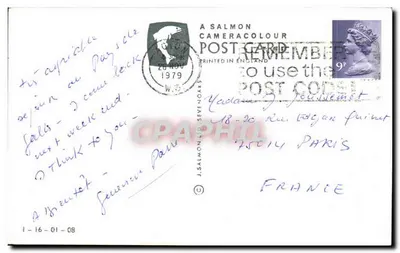 Zamek Pennard i Zatoka Three Cliffs — J. Salmon Cameracolour, n° 1-16-01-08 — Rewers