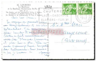 Lourdes — A Basílica e a Basílica Subterrânea São Pio X — Edlux — Verso