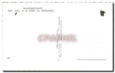 Wąwóz Loue — w kierunku Mauthier — Péqui-Nodier — Rewers