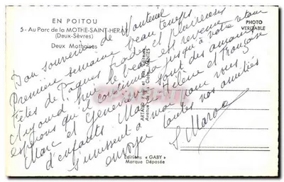 Duas Mothoises — Deux-Sèvres — Edições Gaby — Verso