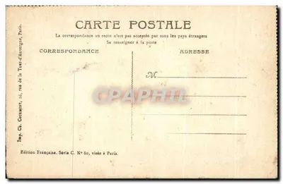 Les Belges — Soldat belge et enfant — Imp. Ch. Courmont, Paris, Série C N° 80 — Verso