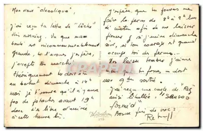 Donna in abito rosa e uomo in abito — scena umoristica — Editore Journée, n° 379 — Verso