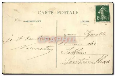 Scène de rue inondée — homme portant une femme — dessin de J. N. avec texte imprimé et signature 'J. N.' en bas à droite — Verso