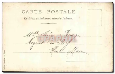 Duas jovens à mesa — Sainte-Camille — Société Lumière, Lyon — Verso