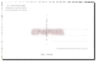 Saint-Nectaire — Capitello della Passione, Il Portamento della Croce — Edizione Speciale della Chiesa — Verso