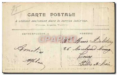 Paris inundado (janeiro de 1910) — Chegada dos Deputados à Câmara — Coleção Tarde — Verso