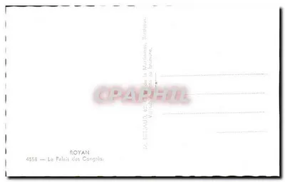 Pałac Kongresów — Royan — Wydawnictwo Tito, nr 4558 — Rewers
