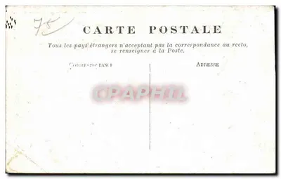 Paris überschwemmt - Januar 1910 — Palais de la Légion d'Honneur und Gare d'Orsay — Rückseite