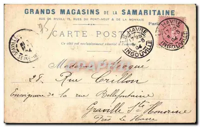 Parijs — De kanonnen van de Invalides — Grands Magasins de la Samaritaine — Achterkant