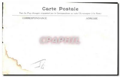 Facon de la rue de la République — façade ornée d'un mascaron démoniaque — éditeur non imprimé — Verso