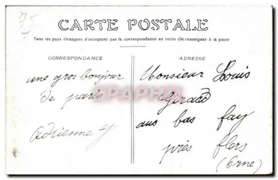 Paris. — Panorama der Montagne Sainte-Geneviève — Verlag nicht sichtbar — Rückseite