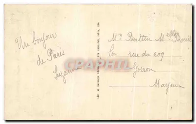 Parijs — De Eiffeltoren vanaf het Trocadéro — LL — Achterkant