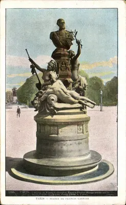 Estátua de Francis Garnier — Paris — L. Frilet, n° 2430