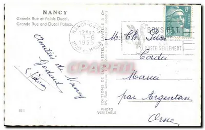Nancy — Pałac Ducalny — Wydawca Estel — Rewers