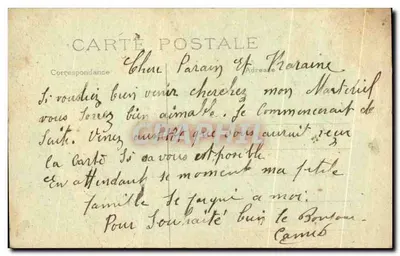 Paryż - Katedra Notre-Dame i Seina - Panorama — wydawca nieznany, n° 17 — Rewers