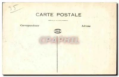 Batalha de VERDUN — Le Mort-Homme, Monument aos Mortos da 10ª Divisão de Infantaria (6º corpo) — editor Prototypie Paris — Verso