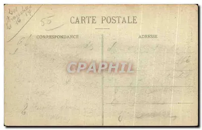 Revigny - Cemitério Militar — representação antiga — A. Humbert, plume, St-Palais, n° 44 — Verso