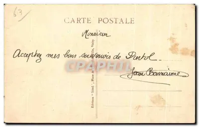 Sommet du Pliy de Dome — Pastorale — Edizioni "Idéal", Vichy — Verso