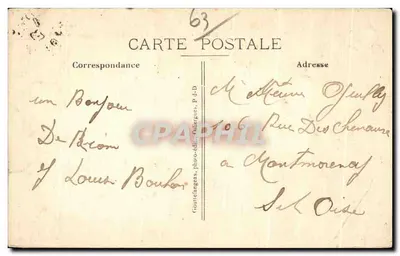Zamek Tourneuf — Auvergne — G. d'O. - 1188 — Rewers