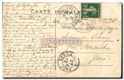 Un heureux Auvergnat — Double Tentation — M.T. L. n°2608 — Verso