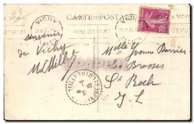 De pittoreske Auvergne — La Bourrée — Idéal, n° 171 — Achterkant