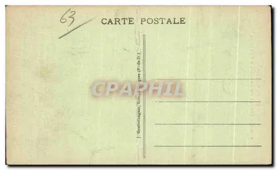 A Dança da Auvergne — 1007 — Editor Gouttefanges — Verso