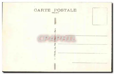 Interior do vagão do Armistício — 11 Novembro 1918 — Editor F. Chammé — Verso