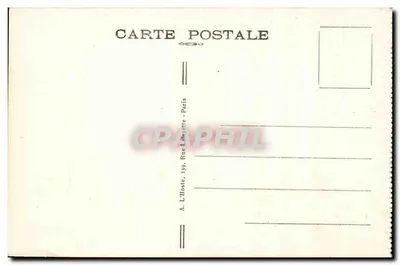Las Compiègne — Pomnik Komuniki Armistycznego — wydawca A. L'Hoste, Paryż — Rewers