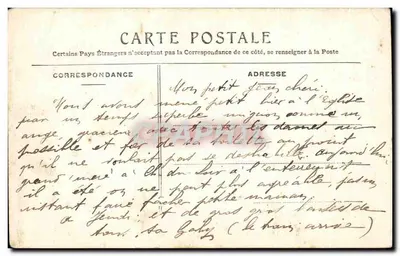 Floresta de Fontainebleau — Gruta Colinet — Editor não identificado, n° 114 — Verso