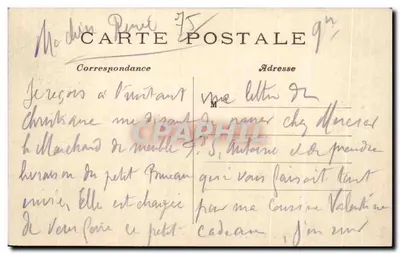 Paryż — Rue Soufflot i Panthéon — G. M. n° 2064 — Rewers