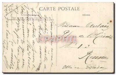 Paris — Gare Saint-Lazare, Cour de Rome — Éditeur : E. G. (numéro 4084 visible) — Rewers