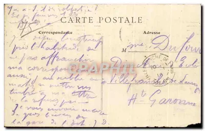 PARYŻ — Róg bulwaru Magenta i Faubourg Saint-Denis — B. F., Paryż — nr 317 — Rewers